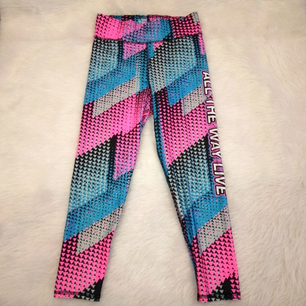 LEGGINGS All the Way Live Made in USA leggings, vibrant colors, XS